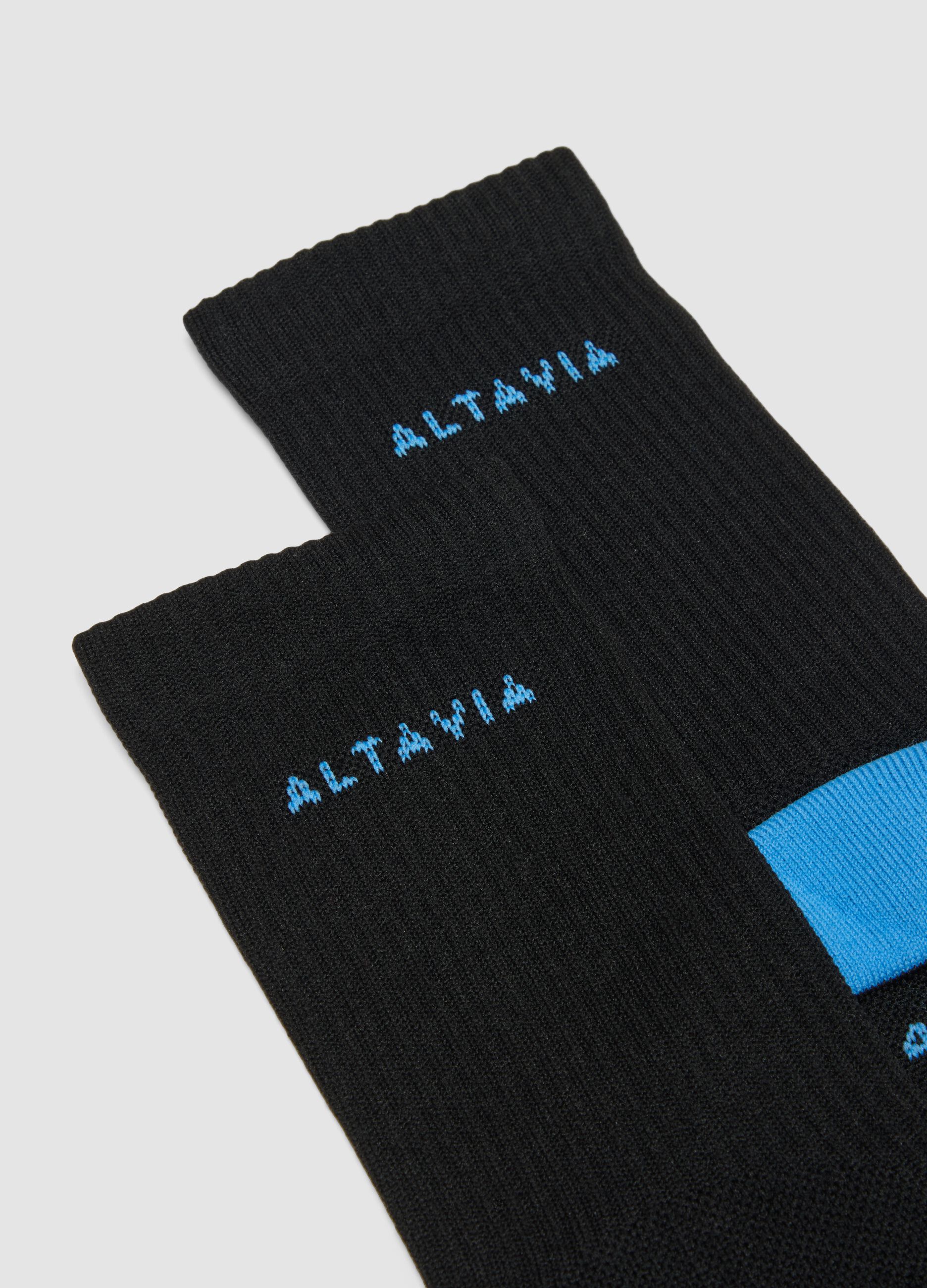 عبوة من زوجين جوارب رياضية بطول متوسط من قماش مطاطي ALTAVIA RUNNING
