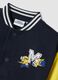 Blue college-style crewneck sweatshirt in cotton blend with Minions print for boys_3