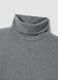 Grey stretch viscose crew-neck jumper, regular fit_1