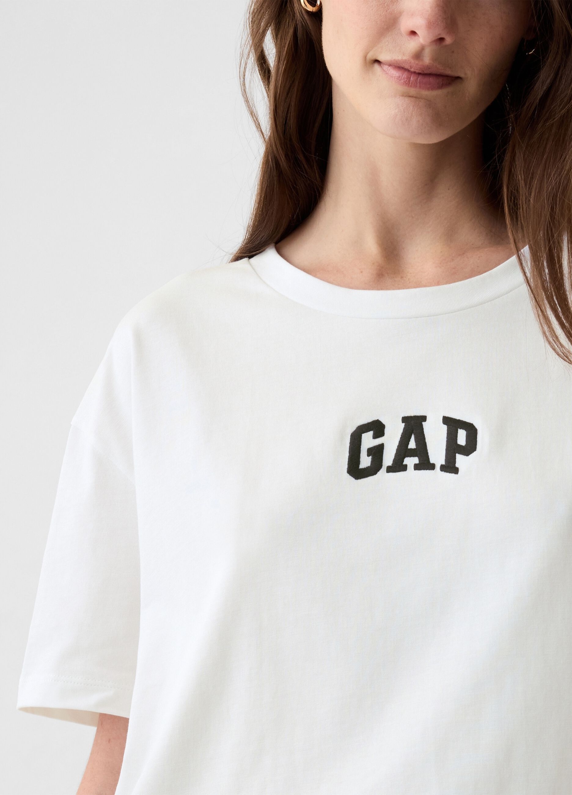 White Short Sleeve Cotton T-Shirt