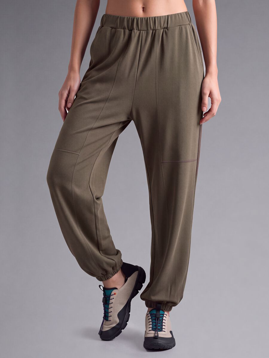 Green soft-touch joggers ALTAVIA STUDIO_3