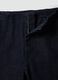 Jeans blu in cotone elasticizzato straight fit_1
