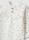 White pure organic cotton polka-dot baby sleepsuit_2