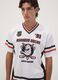 White sports T-shirt with Anaheim Ducks print_0