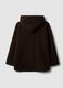 Brown regular-fit coat with hood and buttons_2