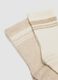 3-pack beige and white stretch organic cotton socks_2