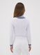 White V-neck viscose-blend jumper with striped trims for girls_2