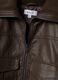 Brown viscose-blend jacket with zip_1