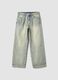 Wide Leg Denim Vintage Light Blue_0