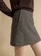 Multicoloured checked wool and viscose-blend skirt_2