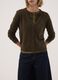 Cardigan verde girocollo regular fit con bottoni_2