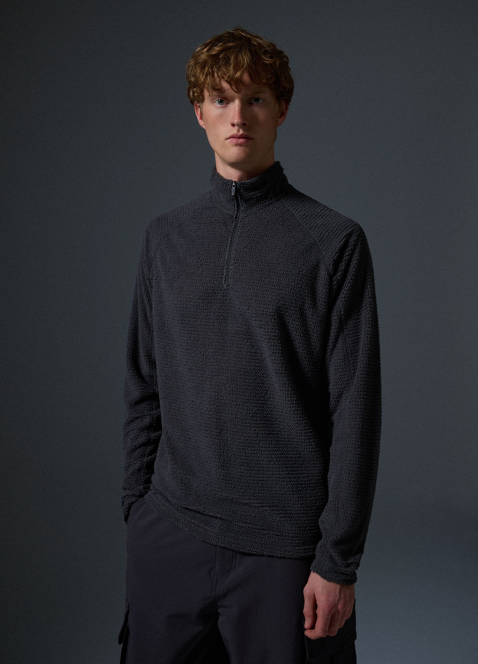 Breathable Easy-Dry Half-Zip Fleece ALTAVIA WITH DEBORAH COMPAGNONI
