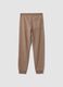 Beige organic cotton joggers_6