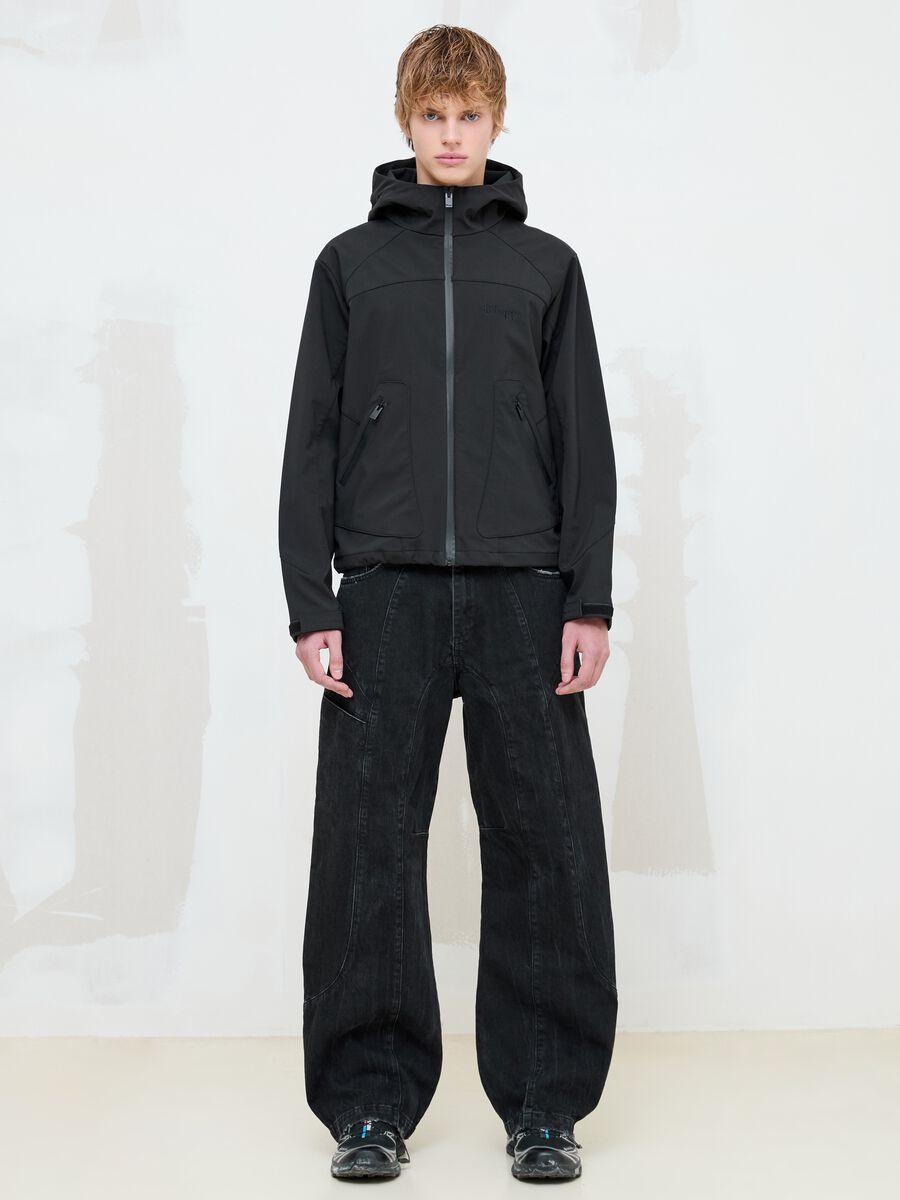 Washed Black Baggy Denim_4