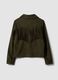 Green fringed jacket with patch pockets_2
