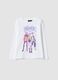 White pure cotton T-shirt with K-Pop Demon Hunters print, regular fit_0