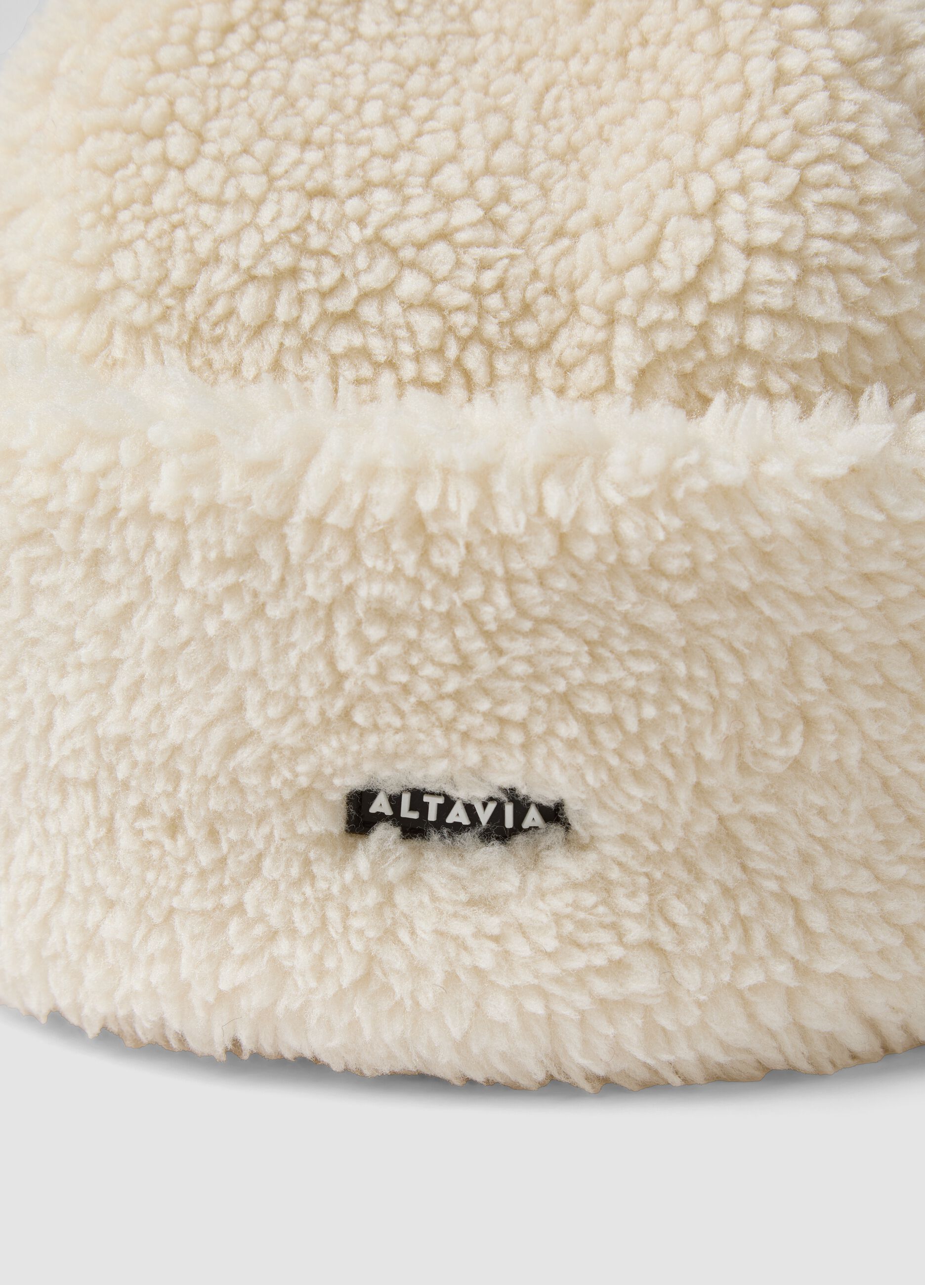 Breathable Thermal Teddy-Effect Beanie ALTAVIA WITH DEBORAH COMPAGNONI