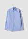 Light blue lyocell-blend shirt with French collar, easy-iron_0