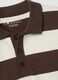 Polo marrone in puro cotone a righe regular fit_5