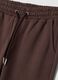 Pantaloni marroni flare in puro cotone organico_1