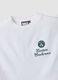 White pure cotton Celtics print T-shirt for boys_5