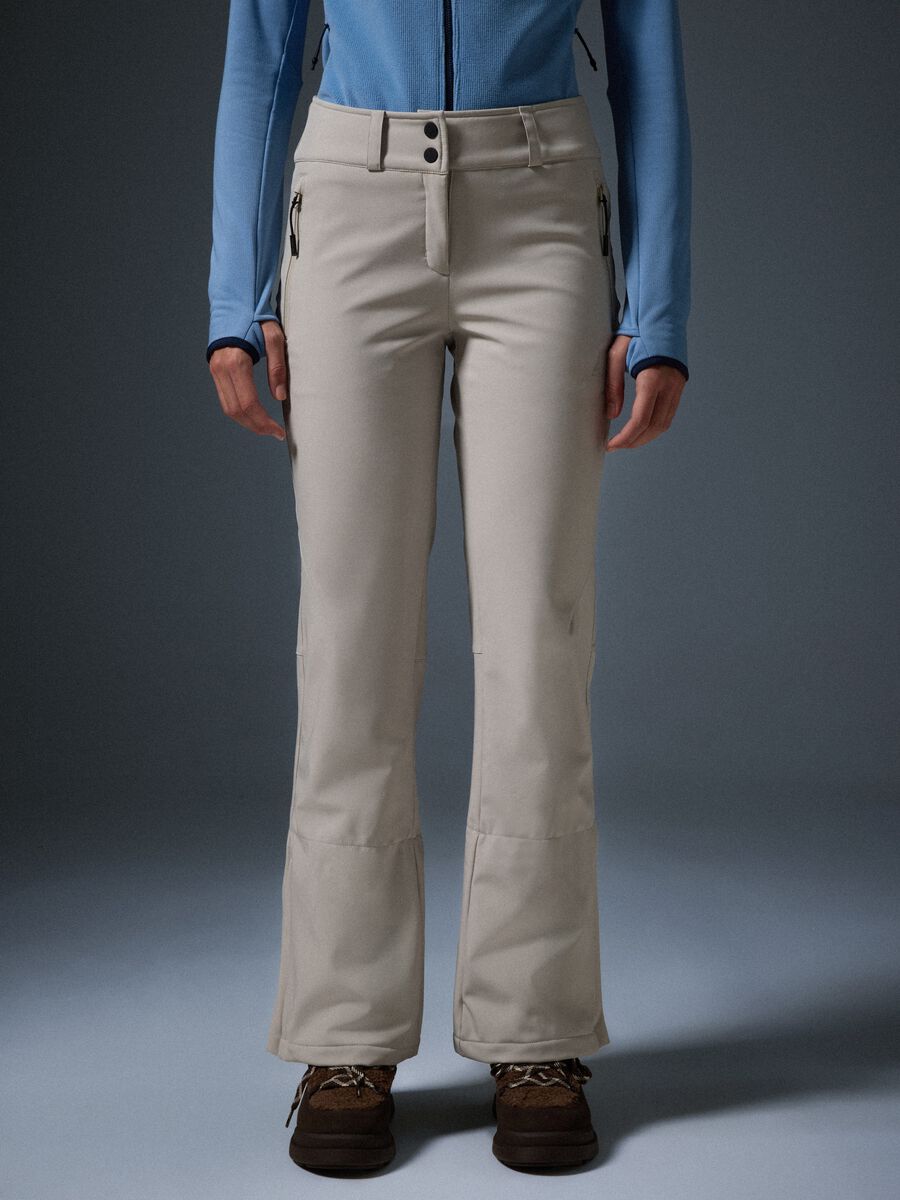 Water-Repellent Softshell Ski Trousers ALTAVIA WITH DEBORAH COMPAGNONI_1