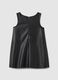 Black regular fit girls' dress_1