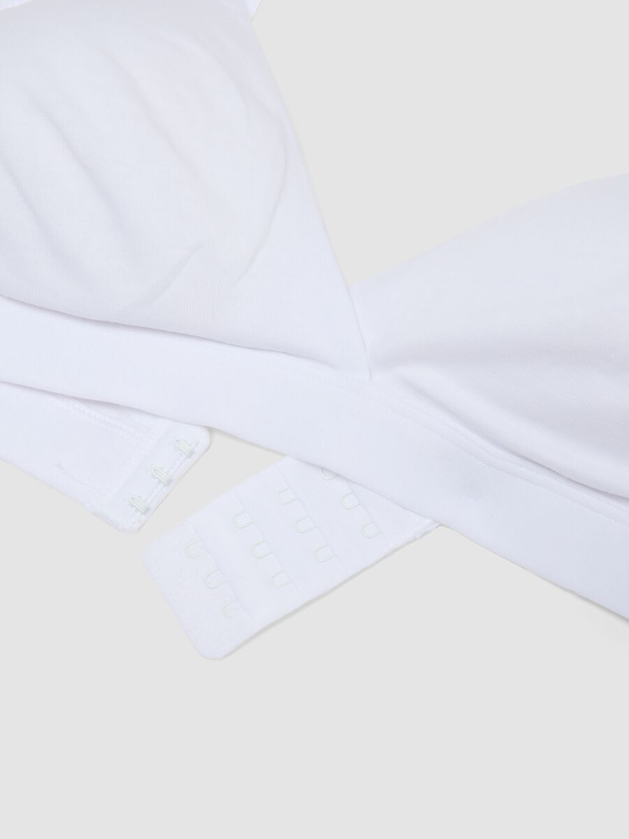 White organic cotton bra with removable padding_1