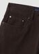 Brown slim-fit stretch cotton trousers_6
