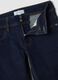 Jeans blu flare in cotone elasticizzato_6