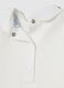 Newborn baby bodysuit in pure white cotton with ruffled collar_3