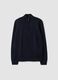 Blue regular-fit long-sleeve half-zip top_0
