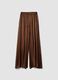Brown pure viscose straight-leg trousers_2