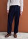 Jeans chino blu in puro cotone baggy fit_1