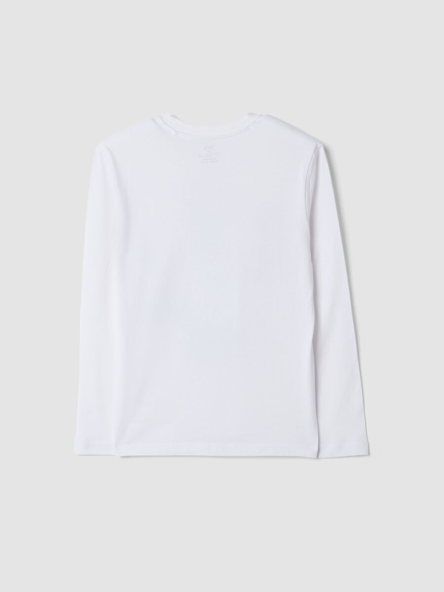 White organic cotton crew-neck T-shirt_2