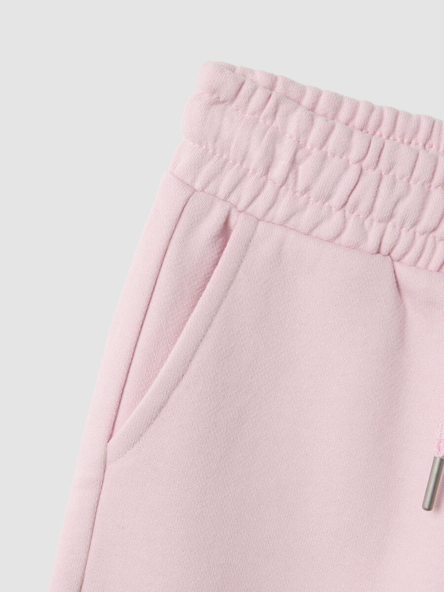 Pink trousers in pure organic cotton_2