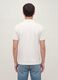 White pure cotton piqu&eacute; polo shirt with classic collar, regular fit_2