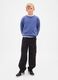 Blue cotton sweatshirt for children_2