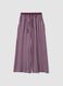Purple pure viscose striped pyjama trousers_0