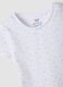 Bipack t-shirt bianco e viola in puro cotone organico girocollo_2