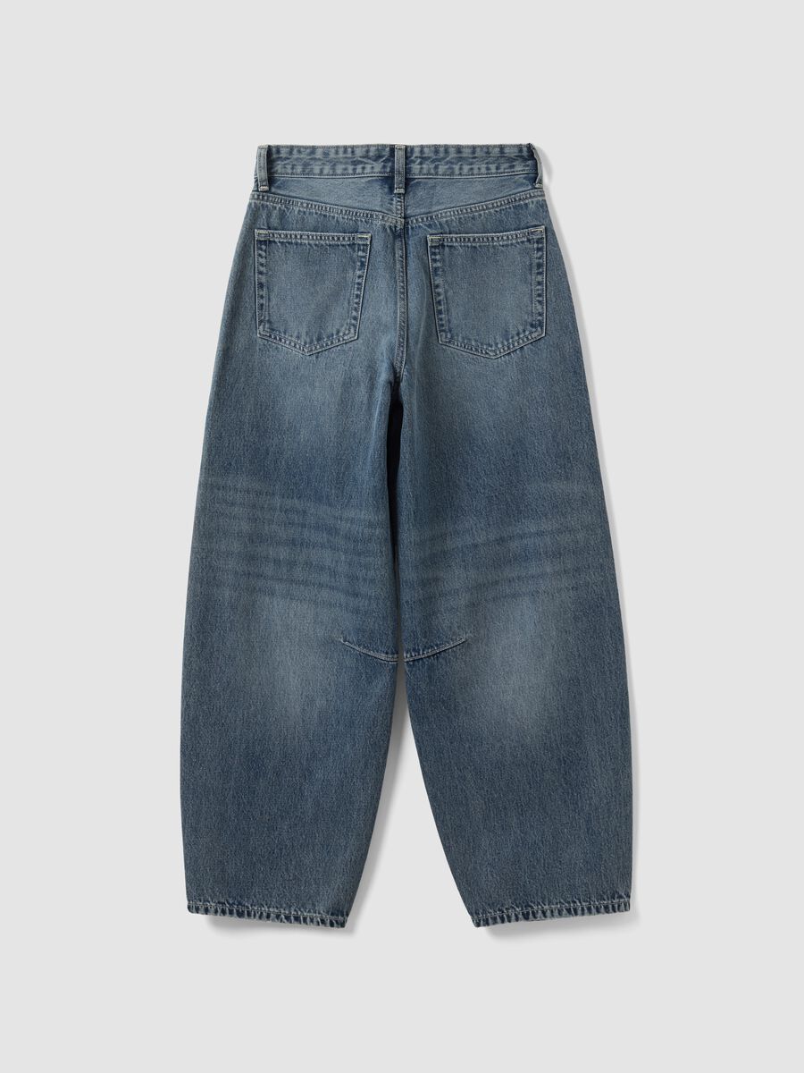 Pure cotton denim balloon-fit jeans_6