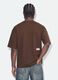 Brown crew-neck pure cotton T-shirt in a boxy fit_3
