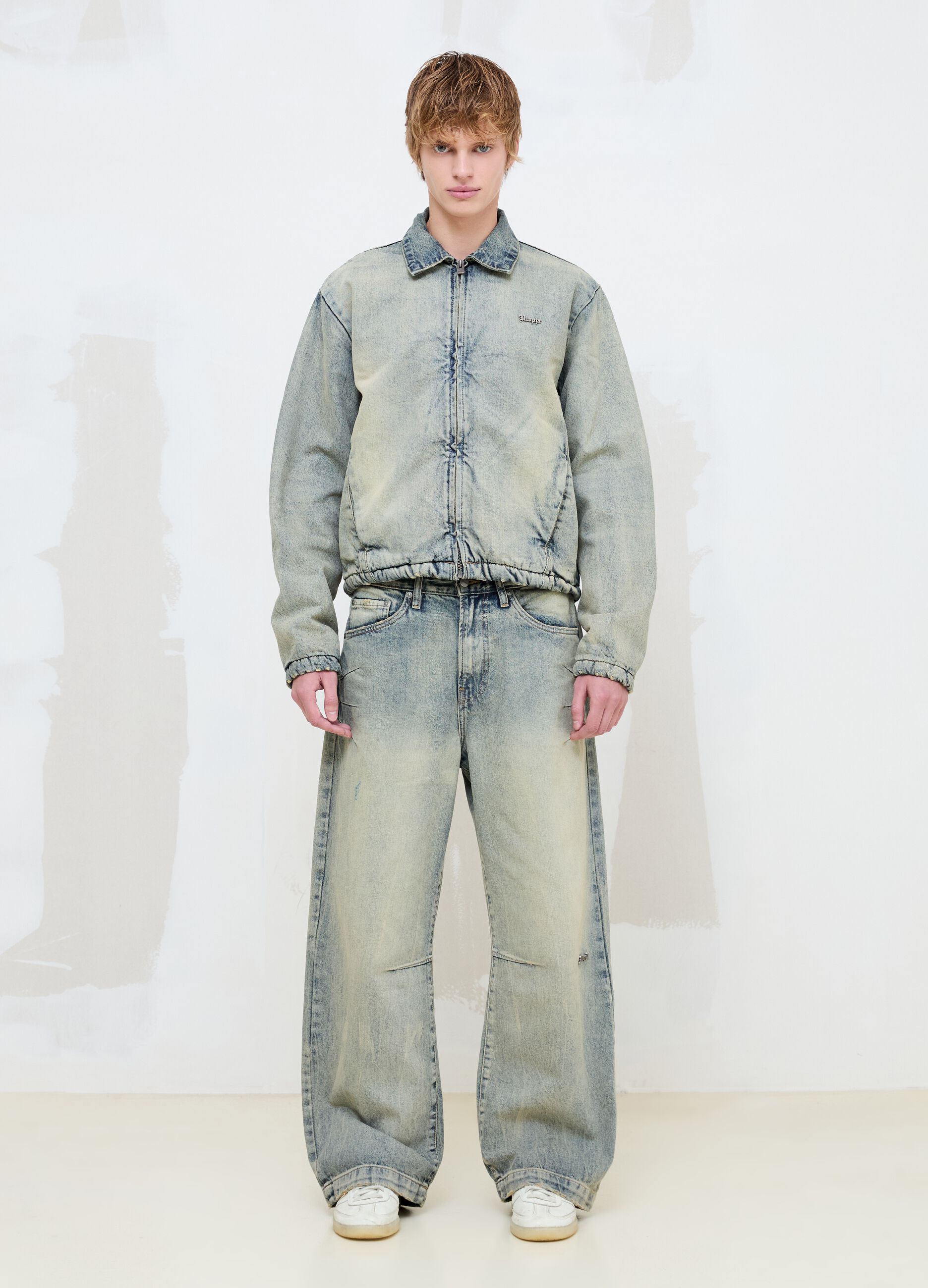 Wide Leg Denim Vintage Light Blue