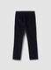 Pantaloni chino blu in cotone elasticizzato_2