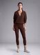 Brown high-waisted breathable stretch leggings ALTAVIA STUDIO_4