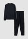Blue pure organic cotton crew-neck pyjamas_2