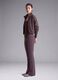Purple flared leggings in breathable stretch fabric ALTAVIA STUDIO_0