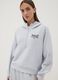 Grey stretch viscose jersey hoodie_2
