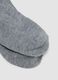 Grey m&eacute;lange stretch viscose socks_2
