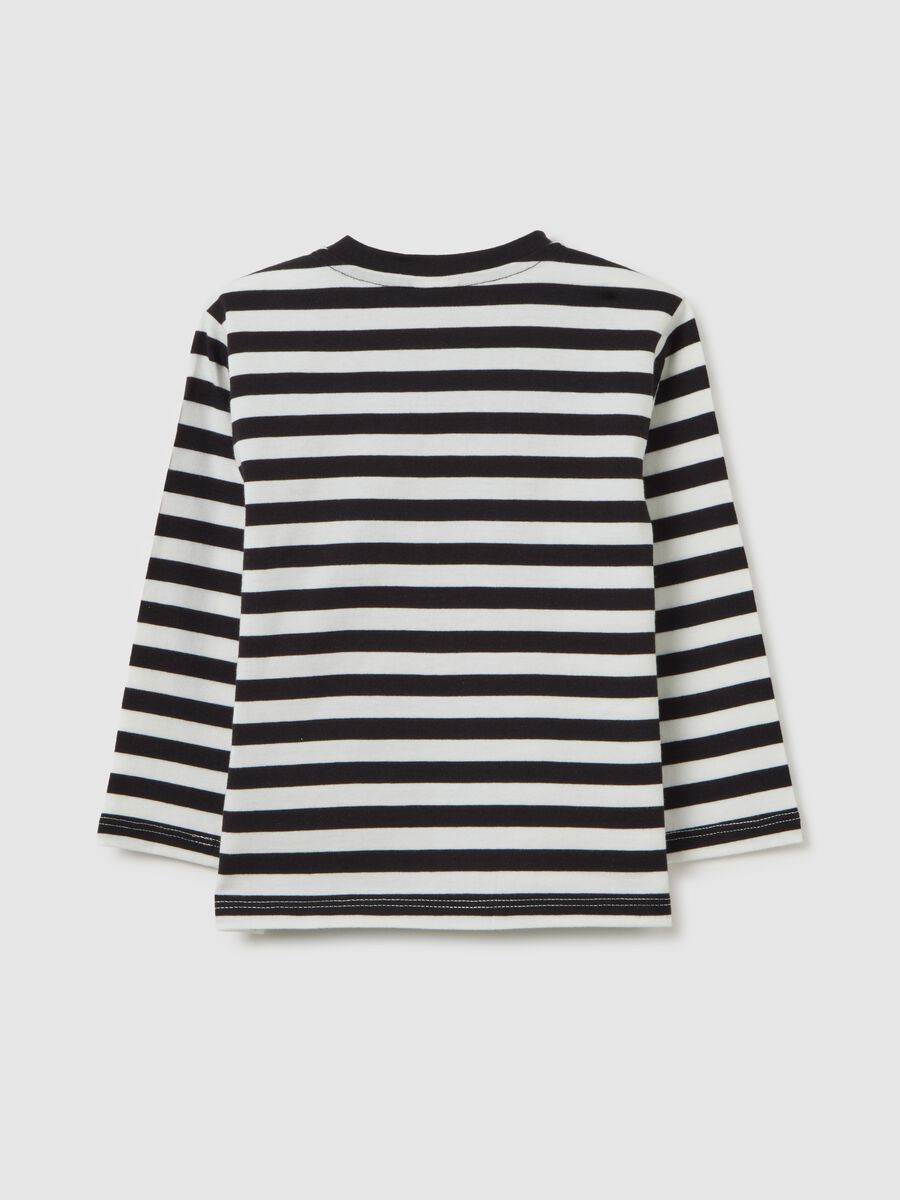 Children's multicolour regular fit pure cotton T-shirt_1